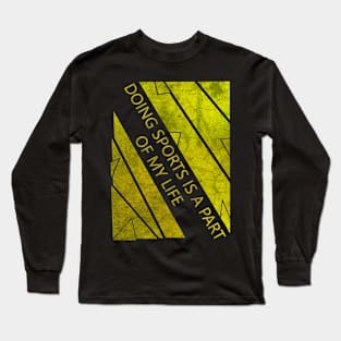 yellow workout T-shirt Long Sleeve T-Shirt